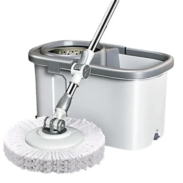 Top-selling circular rotating mop for cleaning floors Cleaning mop bucket with 360-degree rotation; unclean water drains from bucket - Image 2