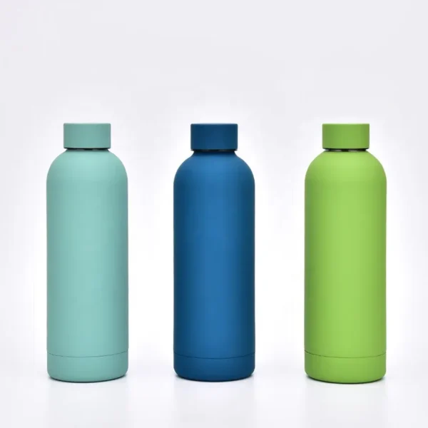 Skin-coating metal sports water bottle with double wall insulation and vacuum flask made of stainless steel - Image 8