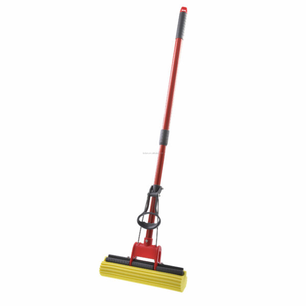 The kitchen and bathroom sponge mop with telescopic handle and super absorbent sponge head - Image 2