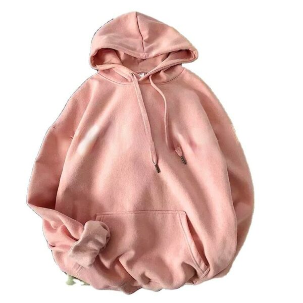 most popular Superior Quality Unbranded Plain Oversized Custom Women's Hoodies in Pink Hooded Plus Size Pullover Sweatshirt - Image 2