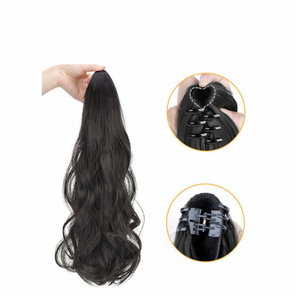 stylish females Small volume grabbing clip horse tail high quality hair professional wig wholesale supplied by foreign trade - Image 2