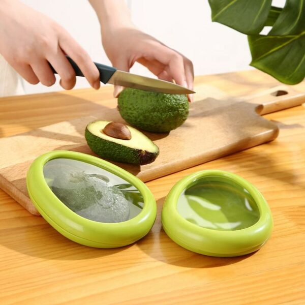 Devices for the Kitchen: Fruit and Vegetable Storage Set with Fresh Stretch Pods for Lemon, Tomato, Avocado, and Onion