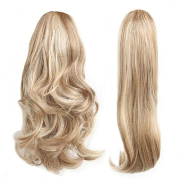 Razer hair ponytails at wholesale prices: blonde, long, silky synthetic hair - Image 2