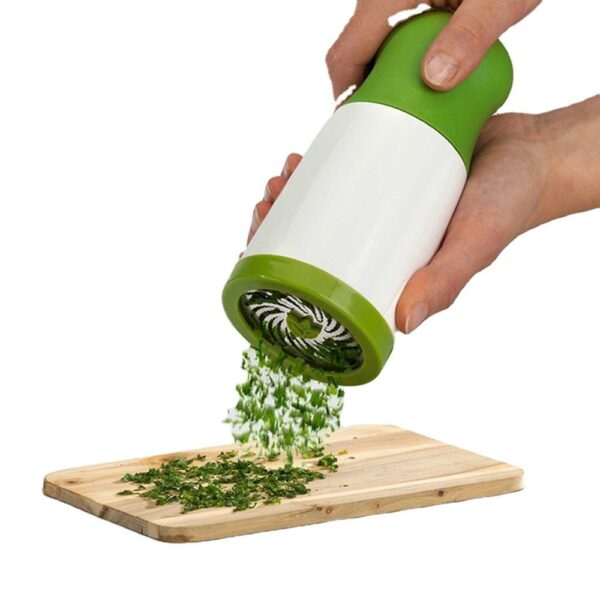 Innovative Handheld Herb and Spice Grinder, Chopper for Parsley, Fruit and Vegetable Cutter Kitchen Appliances - Image 2