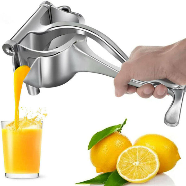 A New Manual for the Kitchen and House Stainless Juicer Made of Steel Lemon and Citrus Squeezer for Fruit and Vegetables - Image 2