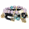 Women's Multistrand Turquoise Acrylic Beads Beaded Bracelet Crown Hand Rudder Charm Bracelet - Fashion Bracelet Jewelry