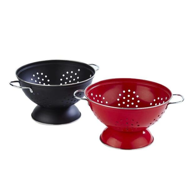 Kitchenware Fruit and Vegetable Strainer Basket Made of Aluminum for Home Use Metal colander - Image 2