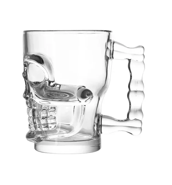 540 ml (18.26 oz) large engraved glass mugs with a funny personalized design that saves money are a unique gift. - Image 2