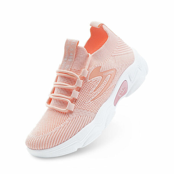 Superior Springtime Outdoor Sneakers with Mesh Breath for Ladies: Trendy Thick Bottom Walking Style Board Shoes - Image 2