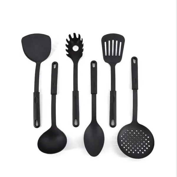 Set of plastic kitchen utensils with a PP grip - Image 2