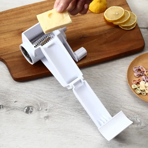 Hottest deal Multipurpose Handheld Manual Rotating Grator for Cheese, Chocolate, and Fruits and Vegetables: A Kitchen Tool - Image 2