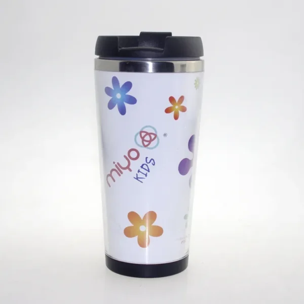 Both in bulk and customized Promotional double-walled coffee mug with personalized logo cafe cup paper insert tumbler for advertising - Image 6