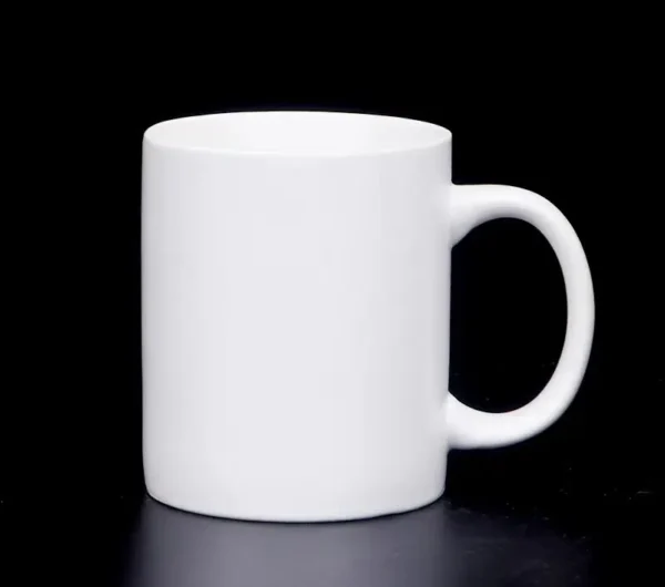 Customized barrel-shaped matte black ceramic coffee mugs made of ceramic for cafes. - Image 3