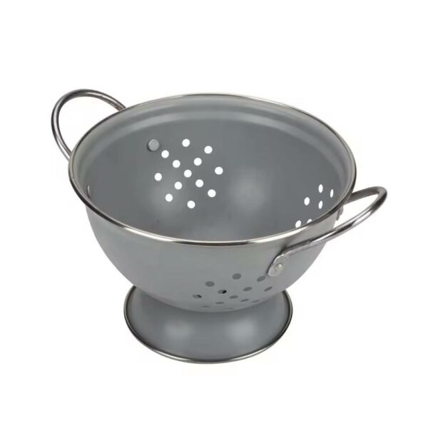 Kitchenware Fruit and Vegetable Strainer Basket Made of Aluminum for Home Use Metal colander - Image 3