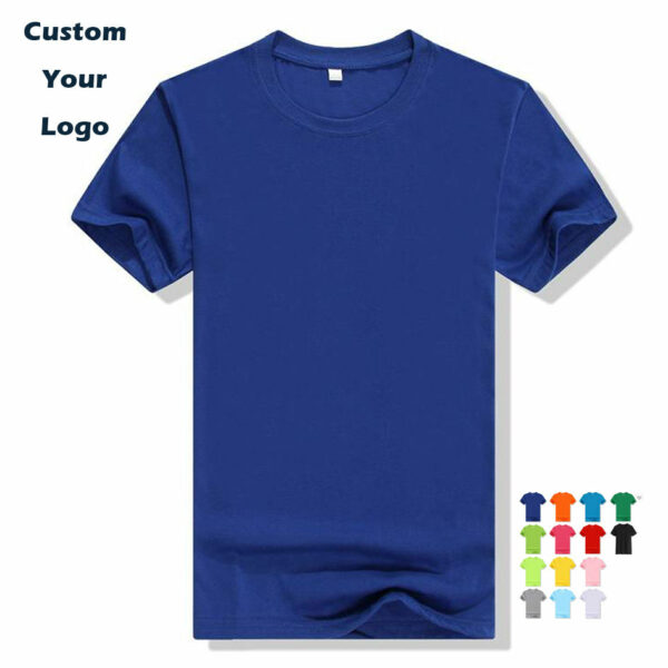 Custom men's t-shirts printed with high-quality logos, polyester sublimation graphics, and printed on organic cotton are available for purchase. - Image 2