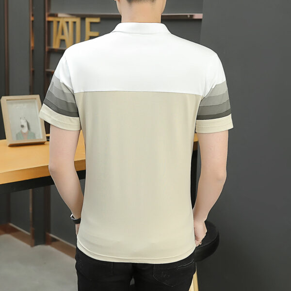 Blank Plain Polyester Polo Shirts at Wholesale Prices Short-sleeve casual business t-shirt design Men's Short Sleeve Polo Shirt - Image 4