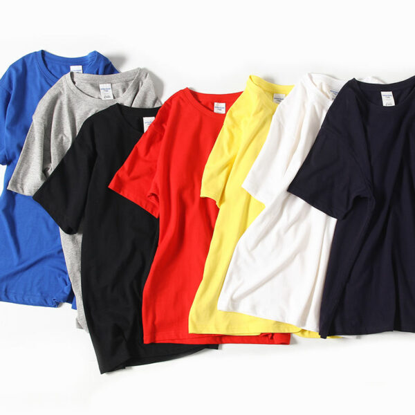  New 210G Slim Fit Men's Short Sleeve Blank Solid Color T-Shirt, Made of 100% Cotton, Men's Basic T-Shirt - Image 3