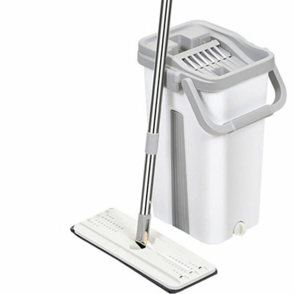 High-quality factory household cleaning tool, including a flat mop and bucket set, both dry and wet. - Image 3