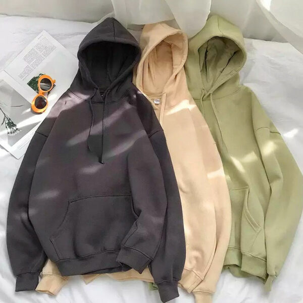 most popular Superior Quality Unbranded Plain Oversized Custom Women's Hoodies in Pink Hooded Plus Size Pullover Sweatshirt