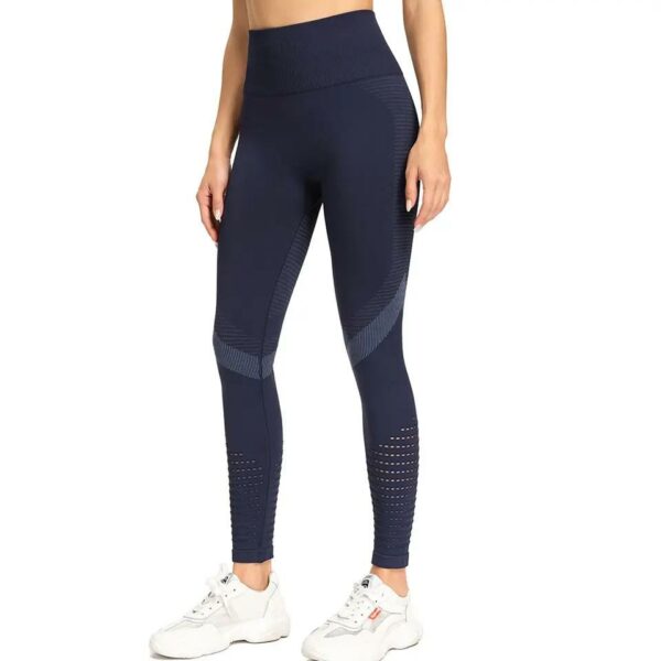 Women's Custom Logo High Waisted Yoga Pants, Workout Sport Leggings, Wholesale Dropshipping - Image 3