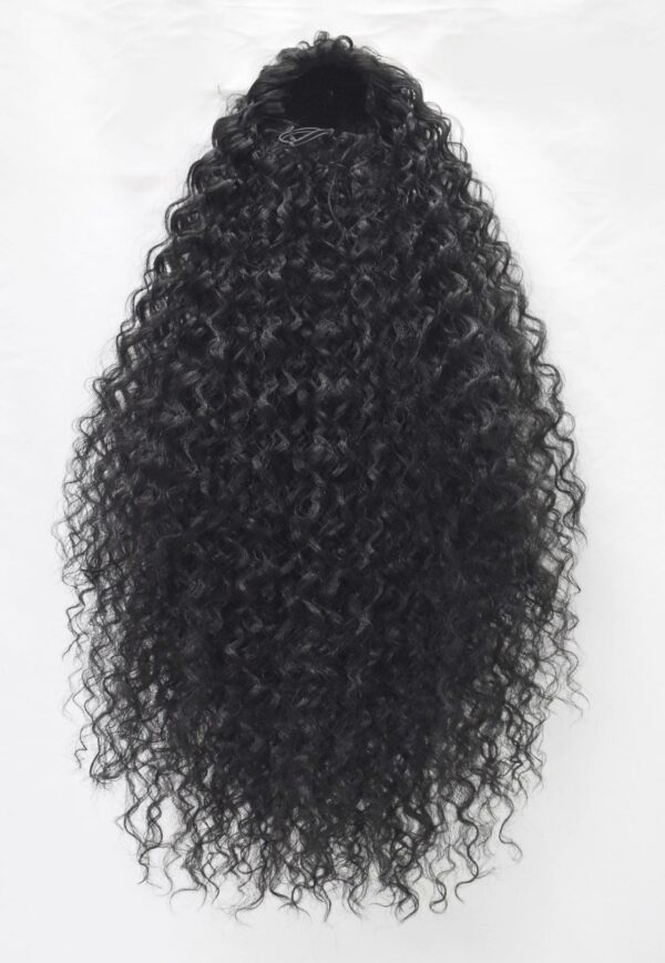 Newest Ponytail Wholesale Wigs for Black Women Synthetic Hair Ponytails with Drawstring Coily Curly Hair, Bohemian Kinky Style - Image 5