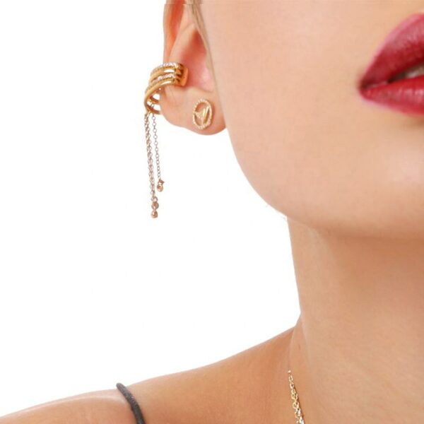 Ladies' Creative Design Fine Ear Cuff Tassel Earrings, New Arrival in Wholesale Jewelry - Image 4