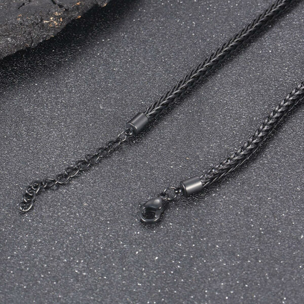 Men's Religious Sweater Chain Necklace Fashion Present with Positive Keel Chain Made of Titanium Steel - Image 4