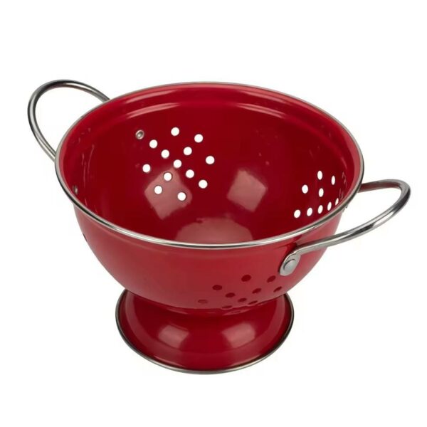 Kitchenware Fruit and Vegetable Strainer Basket Made of Aluminum for Home Use Metal colander - Image 4