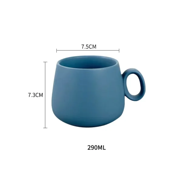 Popular Matte Custom Logo Handmade Creative Ceramic Coffee Mug - Image 3