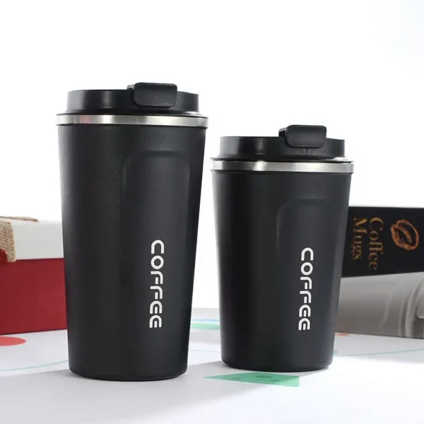 Double-walled insulated travel mug made of stainless steel for coffee - Image 3