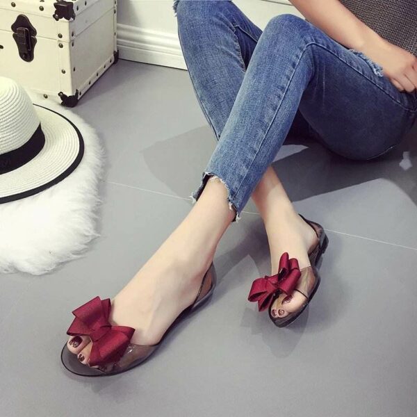 Women's sandals and flat shoes for ladies women's shoes sandals jelly slides - Image 4