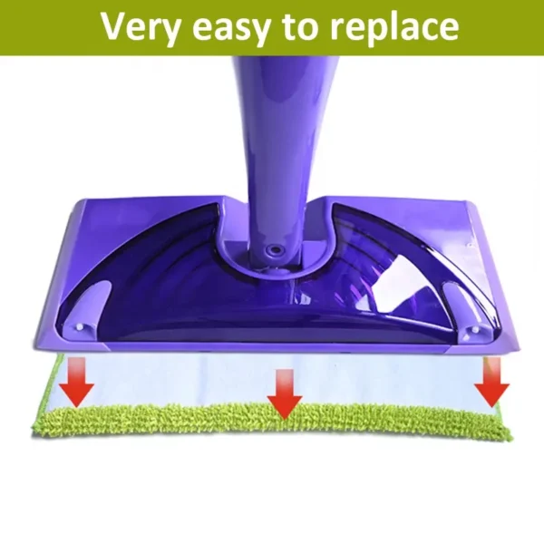 Floor mop pad refills that are machine washable and reusable, compatible with Swigger wet jet microfiber pads - Image 5