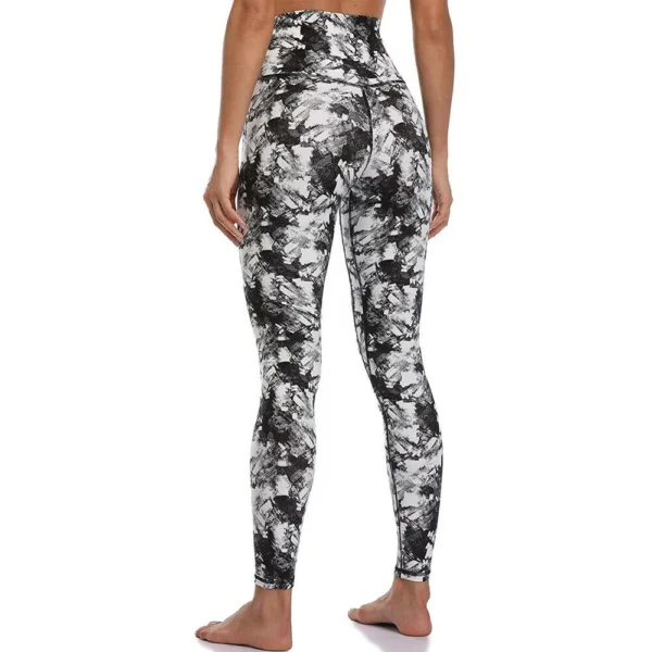 Women's Printed Yoga Pants and Leggings with Comfortable Custom Logo that are Quick Dry and Breathable - Image 5