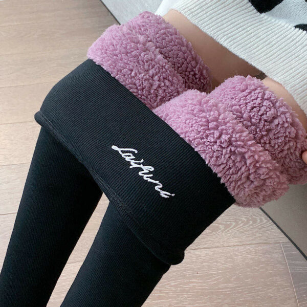 Women's warm high waist outdoor leggings and thermal pants made to order for winter - Image 6