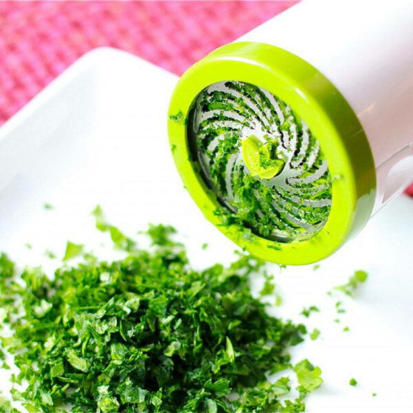 Innovative Handheld Herb and Spice Grinder, Chopper for Parsley, Fruit and Vegetable Cutter Kitchen Appliances - Image 4