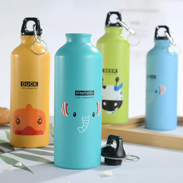 Customized Aluminum Sport Water Bottle with Logo, Leakproof Outdoor Camp Gym Water Container, Gift Water Bottle - Image 4