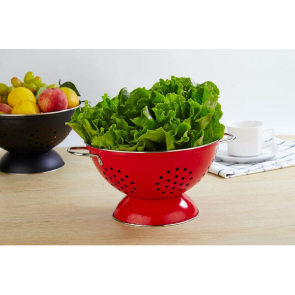 Kitchenware Fruit and Vegetable Strainer Basket Made of Aluminum for Home Use Metal colander - Image 5