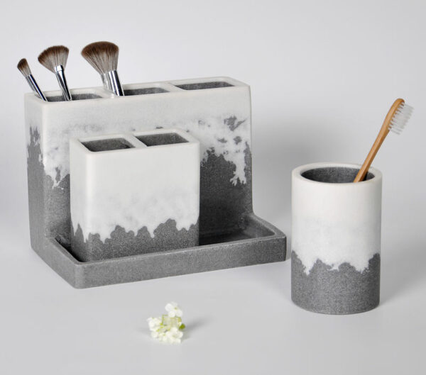 Hot Deals on Complete Bathroom Sets with a Marble Resin Soap Dish and Other Luxurious Decoration Bath Accessories