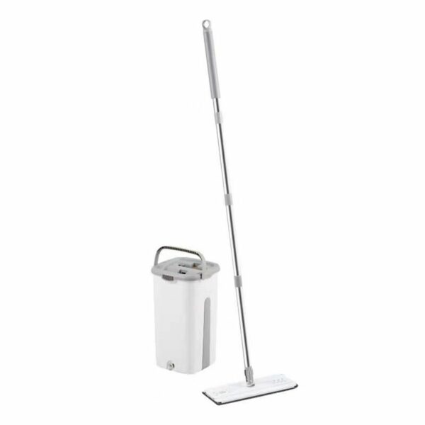 Simple Hands-Free Operation Single-use, self-washed mop heads Magic Cleaning Bucket-equipped Flat Mop - Image 6