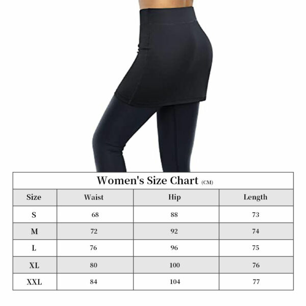 Women's Yoga Leggings: Bulk Fake Two-Piece Hidden Pocket Exercise Pants - Image 6