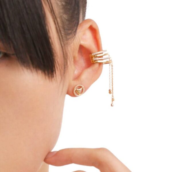 Ladies' Creative Design Fine Ear Cuff Tassel Earrings, New Arrival in Wholesale Jewelry - Image 6