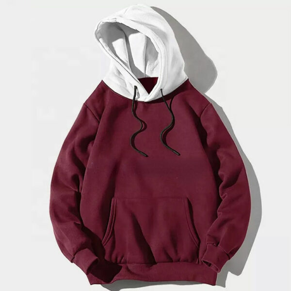 most popular Superior Quality Unbranded Plain Oversized Custom Women's Hoodies in Pink Hooded Plus Size Pullover Sweatshirt - Image 6