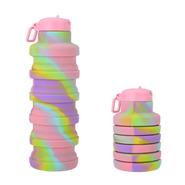 Collapsible silicone water bottle for kids and adults that is in high demand for sports - Image 3