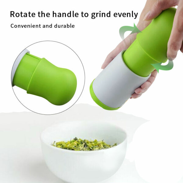 Innovative Handheld Herb and Spice Grinder, Chopper for Parsley, Fruit and Vegetable Cutter Kitchen Appliances - Image 6