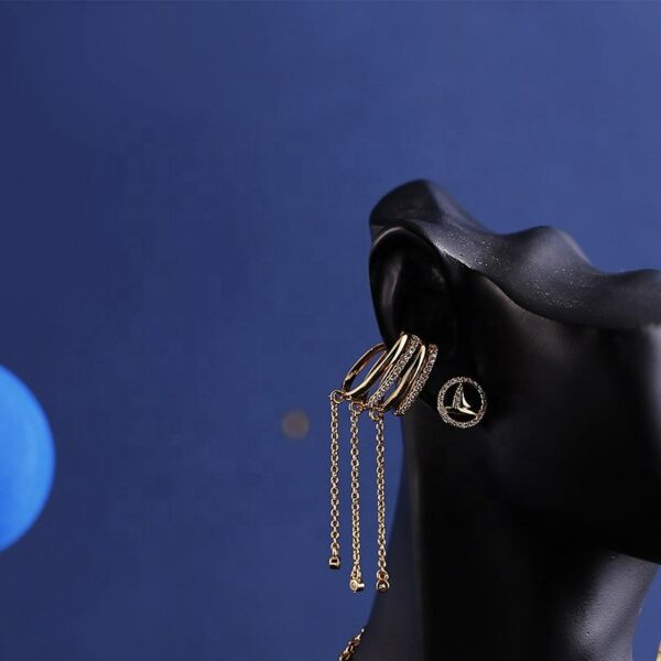 Ladies' Creative Design Fine Ear Cuff Tassel Earrings, New Arrival in Wholesale Jewelry - Image 7