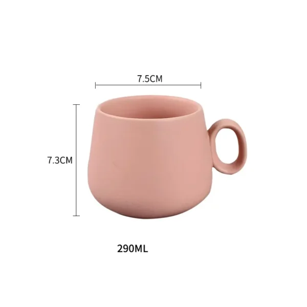 Popular Matte Custom Logo Handmade Creative Ceramic Coffee Mug - Image 6