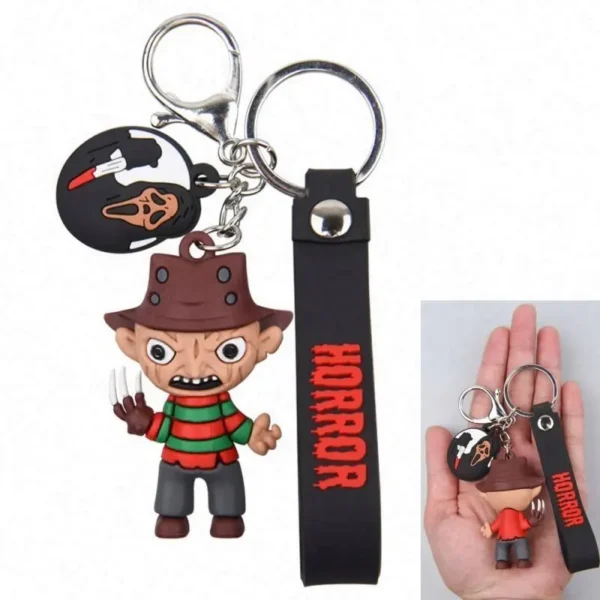 Monster keychain Christmas figure Car Key Chain Lanyard for Mayor Doll: The Nightmare Before - Image 2