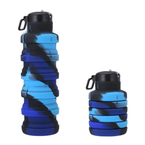 Collapsible silicone water bottle for kids and adults that is in high demand for sports - Image 2