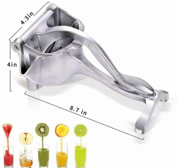 A New Manual for the Kitchen and House Stainless Juicer Made of Steel Lemon and Citrus Squeezer for Fruit and Vegetables - Image 7