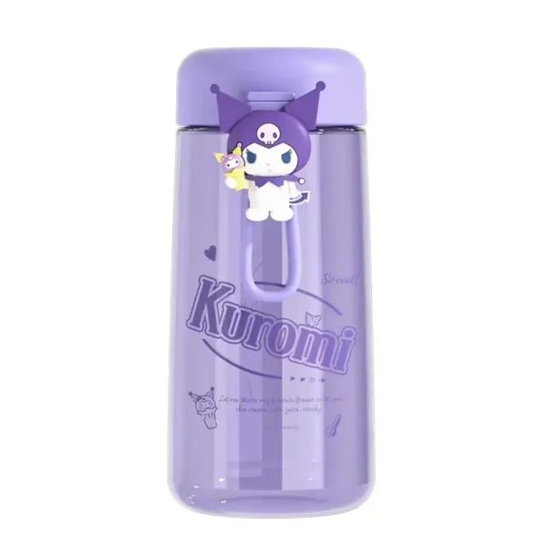 Children's Funny Drinking Water Bottle with Strap, Yukon, Plastic, Wholesale Sanrio Series - Image 2